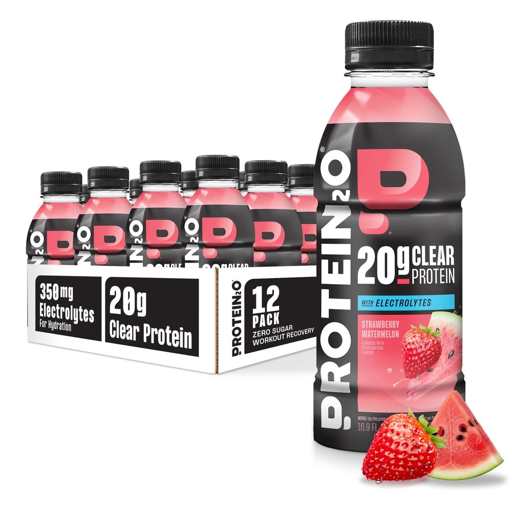 Protein2o Hydration Drink 2in1 Liquid Clear Whey Protein Isolate and Electro…