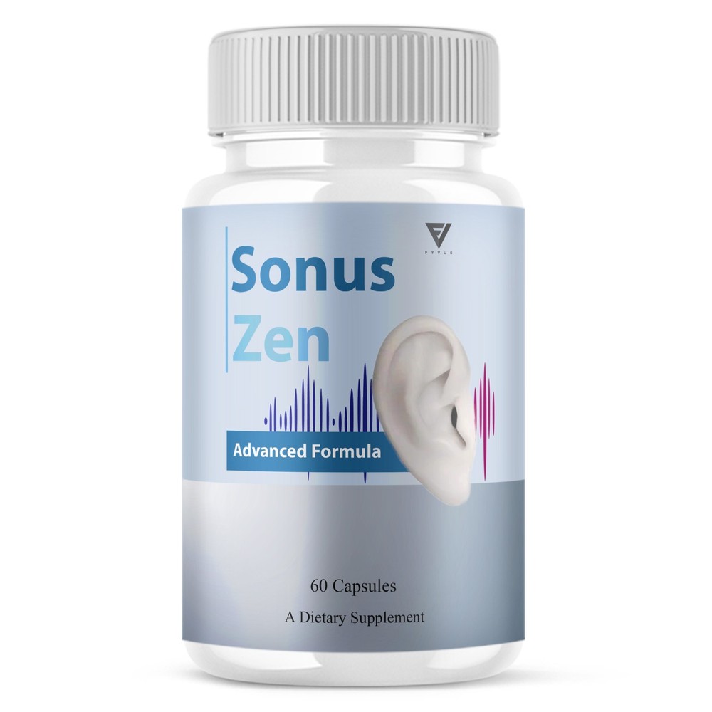 Sonus Zen Tinnitus Pills, SonusZen Max Hearing Formula (60 Capsules)