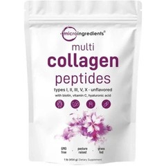 1LB – 2LB Multi Collagen Peptides Powder Type I II III V X Hydrolyzed Protein