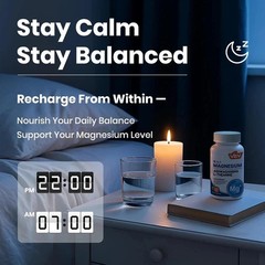 VEV DeepCalm Magnesium Complex 3 Pack 360 Capsule Supplement Pills Ashwagandha