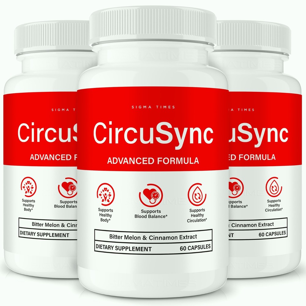 Circusync Capsules, Healthy Circulation & Blood Support Supplement – 3 Pack