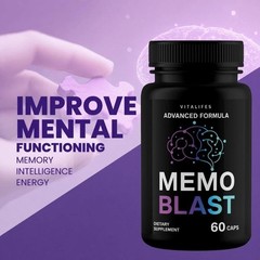 (3 pack) Memo Blast Capsules – MemoBlast Brain and Memory Support Formula 60ct