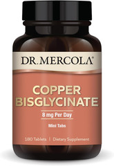 Copper Bisglycinate 180 Tablets 90 Servings 8mg Daily Health Supplement