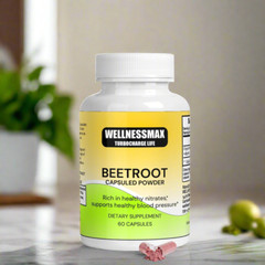 Organic Beetroot Capsules – 1300mg Per Serving
