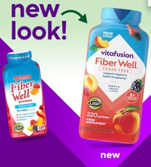 Vitafusion Fiber Well Gummies (220 ct.) FRESH – FREE SHIPPING