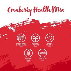 Cranberry Health Mix, Snack Pack of 15 Individual Servings, Gluten Free