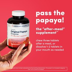 Chewable Papaya Enzyme 250 Tablets – Digestive Health, Natural Relief, Chewable