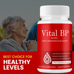 (5 Pack) Vital BP Capsules VitalBP Total Cardiovascular Health Pills (300 ct)