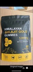 5000mg Himalayan Gold Shilajit Gummies 5000mg, Ashwagandha, Fulvic Acid 60 Count