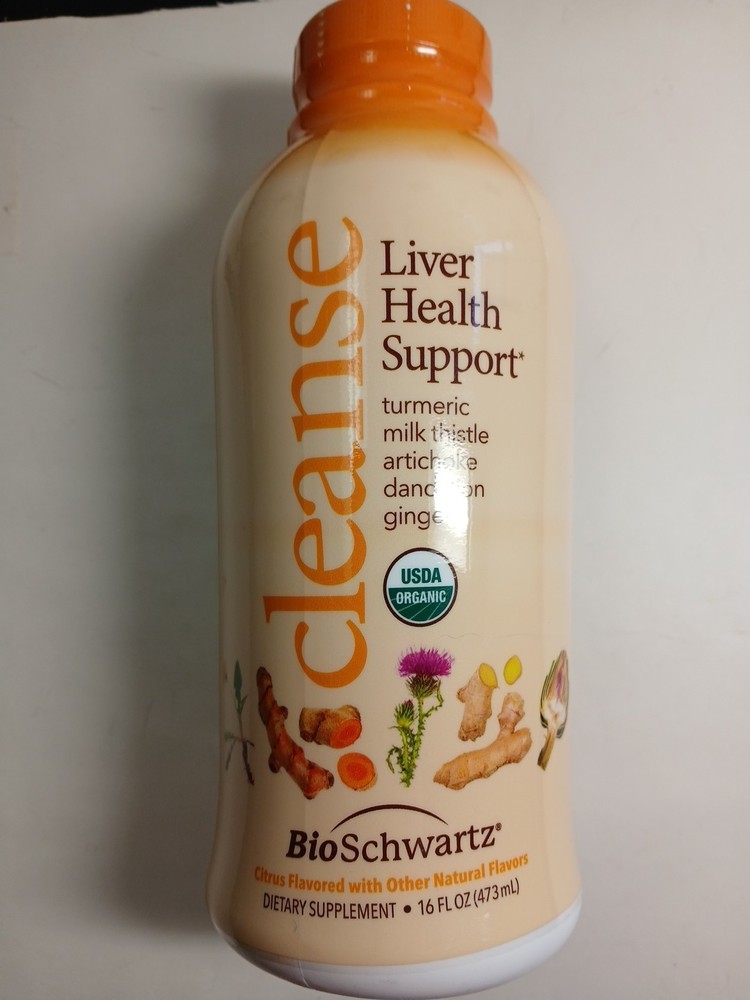BioSchwartz Organic Liver Cleanse Liver Health Support Citrus 16 oz Exp. 10/2027