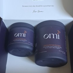 1 Sealed OMI Hair Nutrition Peptides Gummies, Black Currant Berry