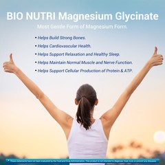 Magnesium Glycinate For Improved Sleep Stress Anxiety Relief 500mg Capsule LOT