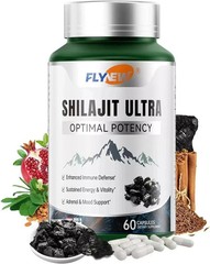 Pack) (5 Flynew Shilajit Ultra Optimal Potency, Shilajit Extract with L-Arginine