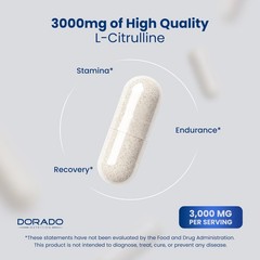 L Citrulline 3000mg Supplement (360 Capsules) Support L 360 Count (Pack of 1)