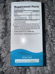 Nordic Naturals Ultimate Omega, Lemon Flavor – 120 Soft Gels – New Sealed