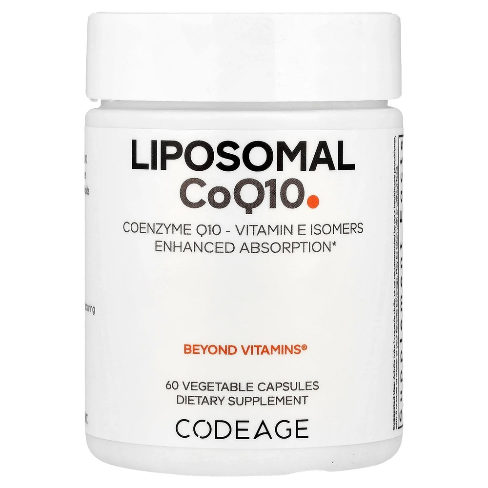 2 X Codeage, Liposomal CoQ10, 60 Vegetable Capsules