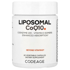 2 X Codeage, Liposomal CoQ10, 60 Vegetable Capsules