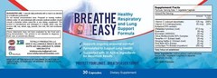 Breathe Easy Respiratory Support 60 Capsules & Cholesterol 660 Heart Supplement