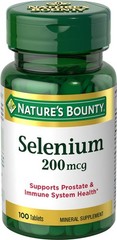 Nature’s Bounty Selenium, Supports Prostate and Immune 100 Count (Pack of 1)