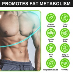 L-carnitine Capsules Fat Burning,Weight Loss,Muscle Gain,Metabolism,120 Capsules