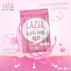 2 Set Frozen Collagen +Lazel Gluta Pure +Frozen Detox Detox Clear skin Whitening