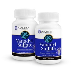 Vanadyl Sulfate 10mg 200 Tablets 2 Pack Glucose & Metabolism Support Non-GMO