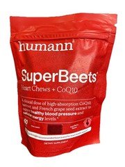 humanN Super Beets Heart Chews Advanced – CoQ10 60 Chews Exp: 04/2027+