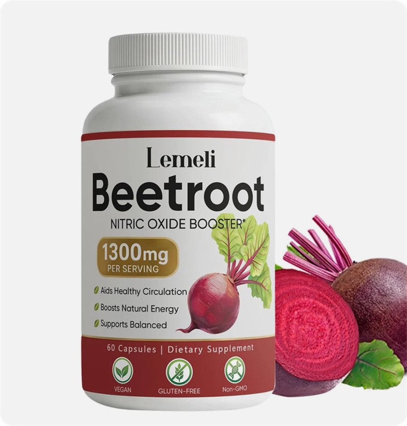 Share Lemeli Beetroot – 1300mg, Lemeli Beet Root Supplement 60 Capsules