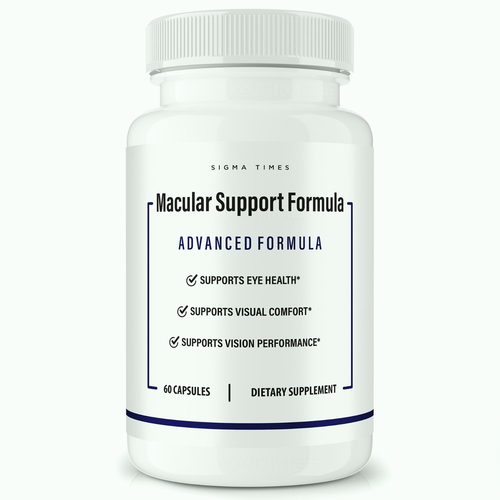 Macular Support Formula, Premium Eye Supplement for Healthy & Clear Eyes 60ct
