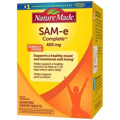 Nature Made SAM-e Complete 400 mg, 60 Tablets