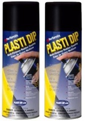 2 Pack Black Rubber Coating Spray 11oz – Multi-Purpose Protective Finish