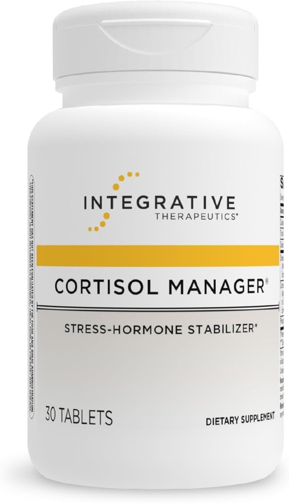 Integrative Therapeutics Cortisol Manager | Stress Stabilizer | 30 Tab | BB 3/27