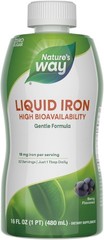 Liquid Mineral Supplement, Iron, Natural Berry, 16 Ounce