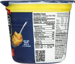 Muscle Mac High Protein Microwave Macaroni Cheese Cup 10.8 Ounce Pack of 3