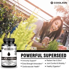 Black Seed Oil-High Absorption Cold -Pressed Nigella Sativa Black Cumin Seed Oil