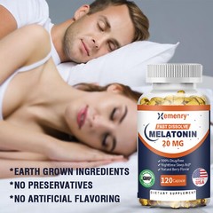 Melatonin 20mg – Recovery, Better Sleep & Stay Asleep, Relieve Stress-L-Theanine