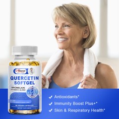 Quercetin 1000Mg with Bromelain 200Mg & Zinc Per Serving,120 Vegetarian Capsules