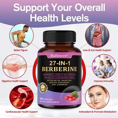Berberine Supplement Enhance Immune Function Antioxidants 30/60/120 Capsules