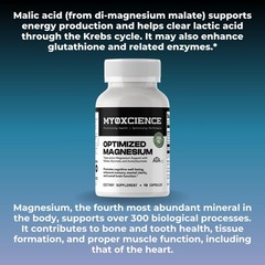 MYOXCIENCE Optimized Magnesium Glycinate + 90 Count (Pack of 1)
