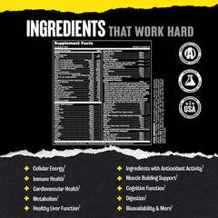 Animal Pak – Convenient Multivitamin for Men & Women Daily All-in-One 44 Count