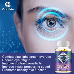 Bilberry Fruit Extract 3000mg – Vision Health, Eye Strain Support, Antioxidant