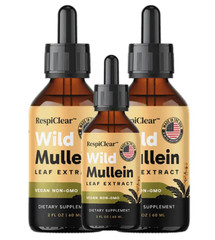 NOT FROM CHINA! MADE IN THE USA!!! RESPICLEAR LUNG CLEANSE 3 SEALED BOTTLES!