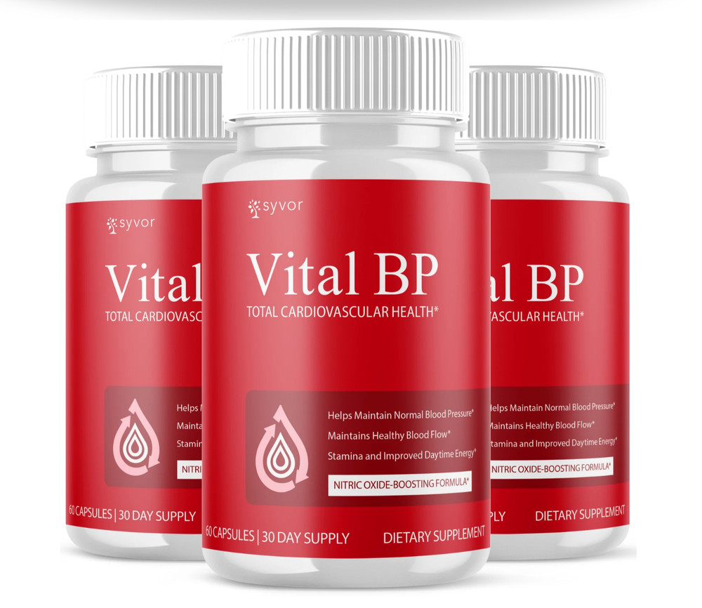 (3 Pack) Essential BP innovative Blood Support Vitamin Formula VitalBP 180 Capsu