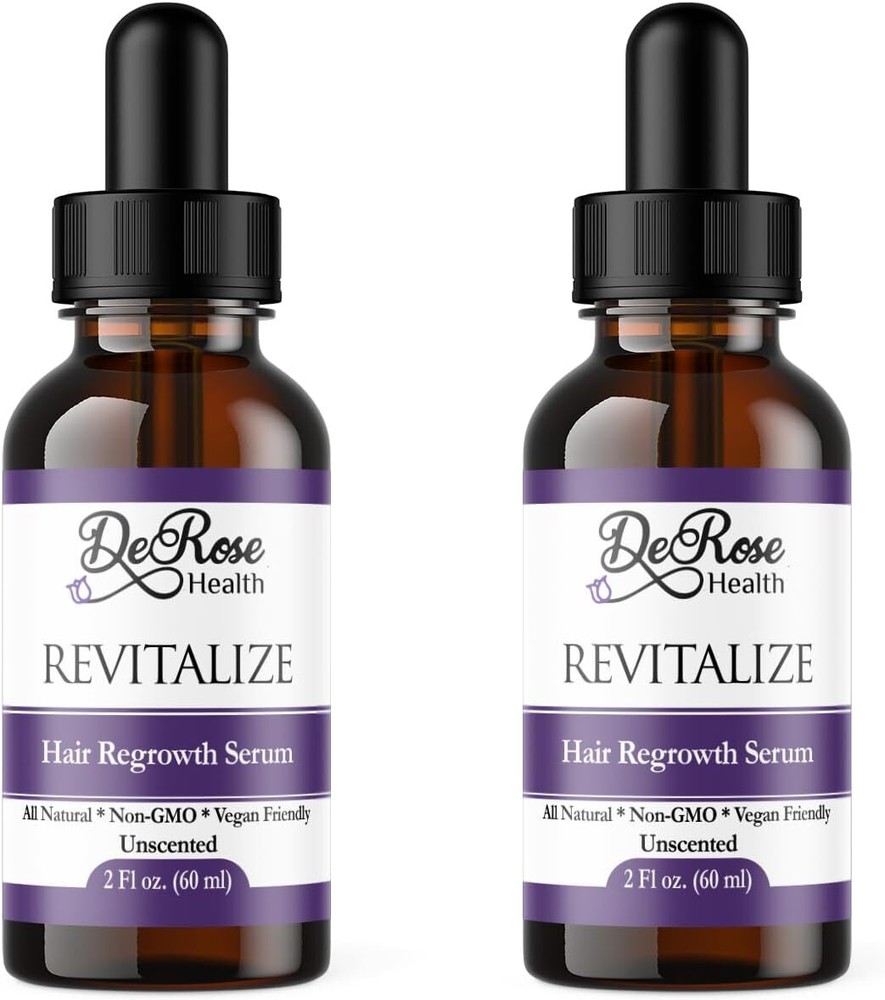 Derose Revitalize Hair Support Drops – Safe for All Hair Types (2fl.oz) – 2 Pack