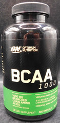 Optimum Nutrition BCAA 1000 200 Caps Exp: 10/26 New & Sealed