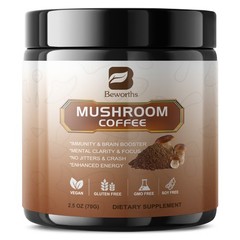 Mushroom Coffee Organic Lions Mane Reishi Chaga Immunity & Brain Booster70g