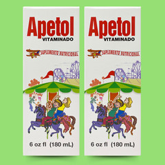 Apetol 6 fl oz Liquid Supplement – With B Vitamins for Children (2-Pack)
