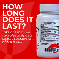 Energy – Memory and Focus Supplements – Energy Boost – Folic Acid – 60 Caps