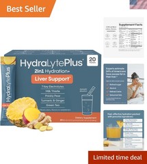 Rapid Rehydration Liver Support Mix: 18 Ingredients in Pineapple Mango Flavor