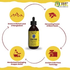 BUIE Black Seed Oil | Cold Pressed Cumin Oil | 8 Fl Oz | 4.5–6% Thymoquinone
